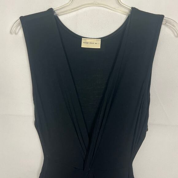 Enough About Me... Black Maxi Sleeveless Dress Size XS/S - Picture 3 of 14